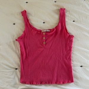 Crop Top - Bright Pink
